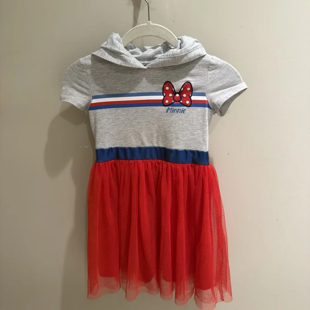Disney Parks Dress Small Americana Formal Party USA‎ Mickey Minnie Mouse Girls 6